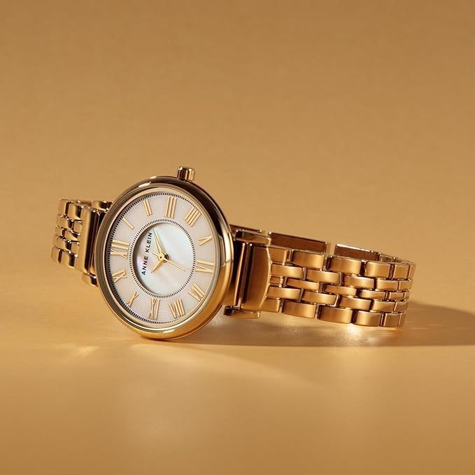 ORIG & IMPORTED AK Klein Bracelet Gold Watch AK/2158MPGB