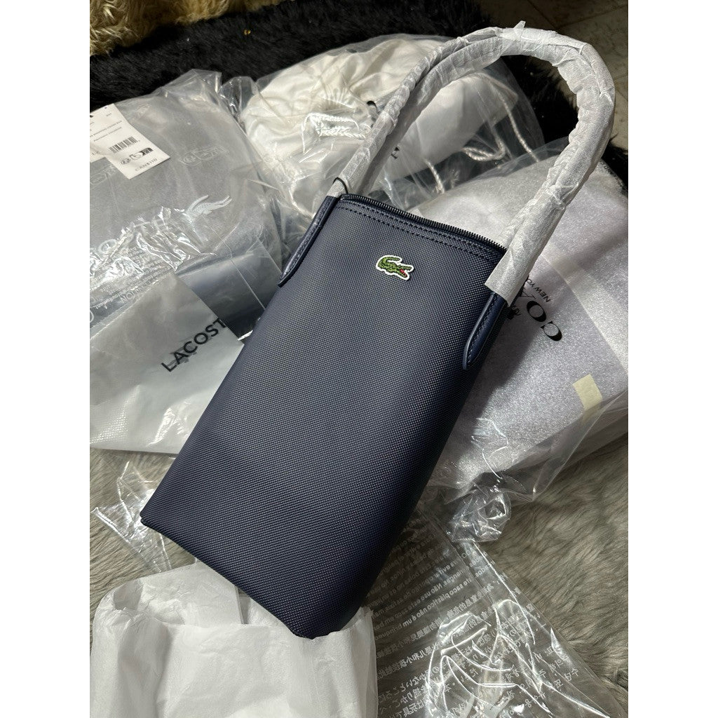 ORIG & IMPORTED Lacoste LCT L.12.12 Concept Tote Large and Small NAVY BLUE PENOMBRE BAG