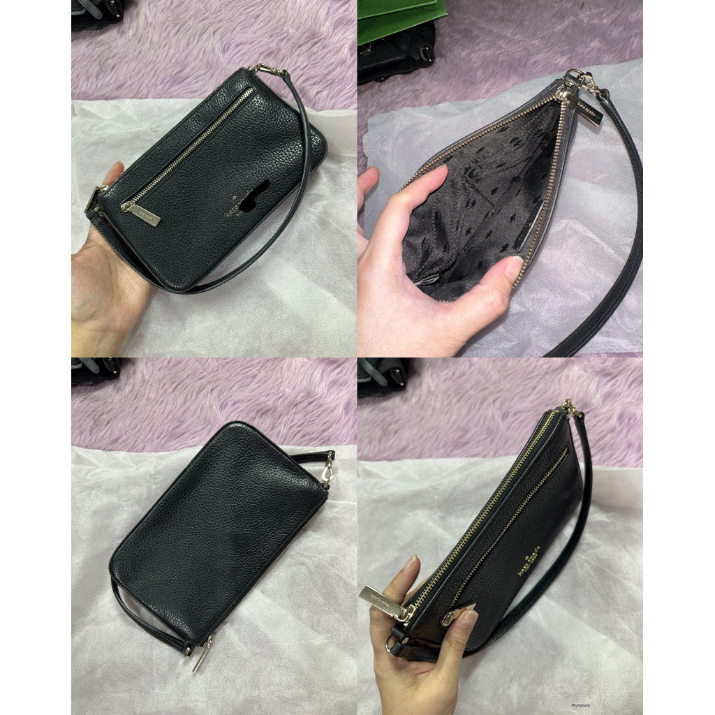 ORIG KSNY Leila Small Slim Shoulder Bag Convertible Wristlet
