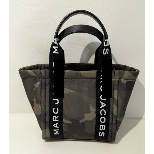 ORIG & IMPORTED MJ Small Nylon Tote Green Bag Camo Print