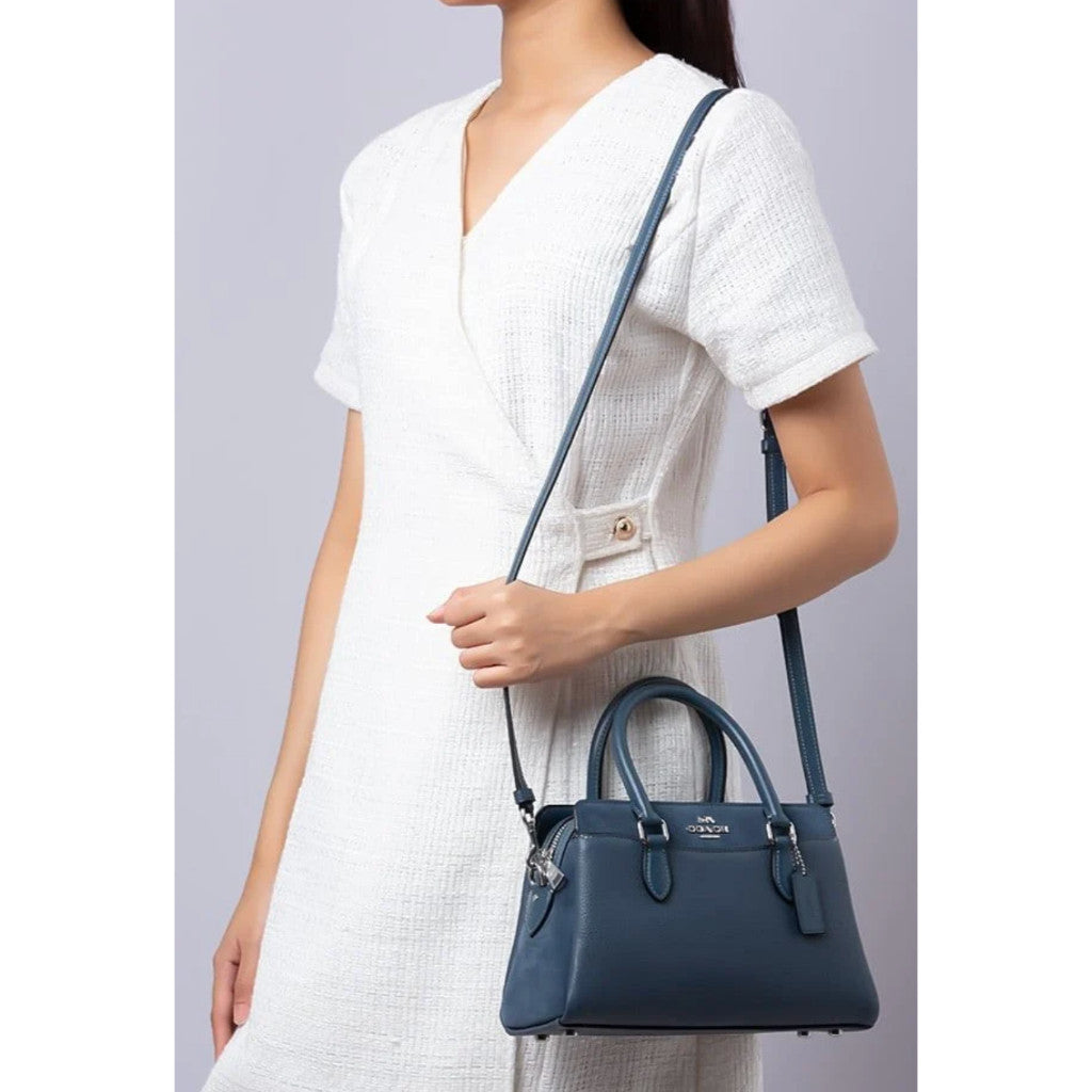 ORIG Preloved CCH Mini Darcie Carryall Denim Blue Satchel Bag