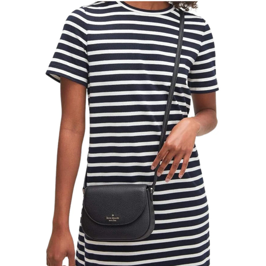 ORIG & IMPORTED KS Leila Mini Flap Crossbody Black Small Bag