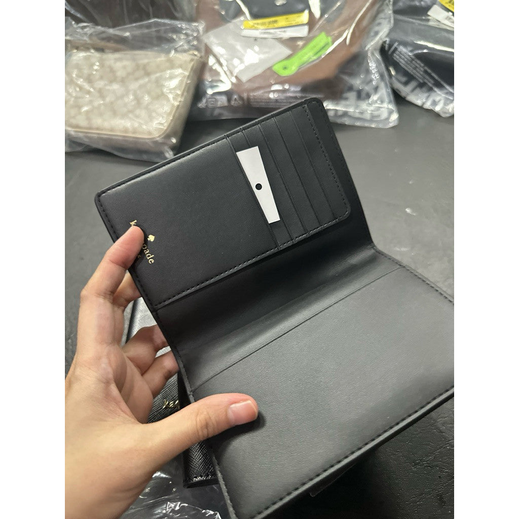 ORIOG & IMPORTED KS Staci Passport Holder Wallet in Black