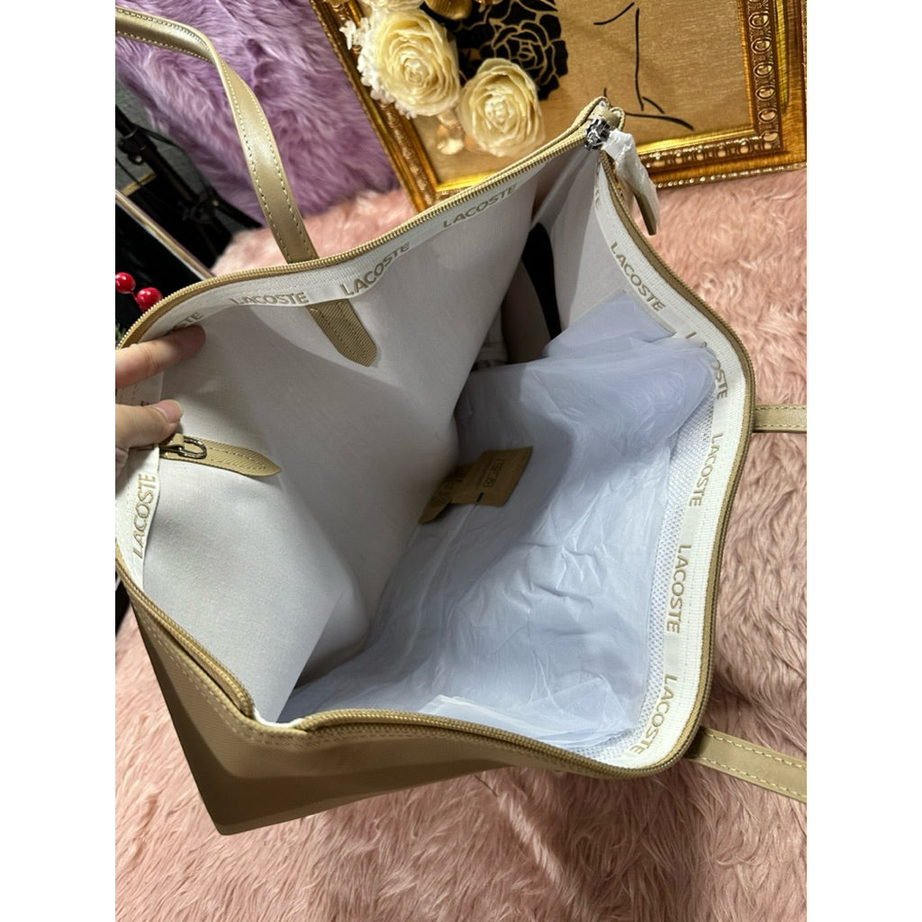 ORIG & IMPORTED LCT Women's Small & Large L.12.12 Concept Tote Bag in Beige/Taupe Viennoise