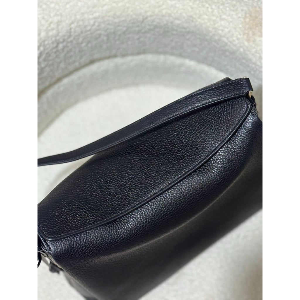 ORIG & IMPORTED KS Dumpling Large Shoulder Bag Black