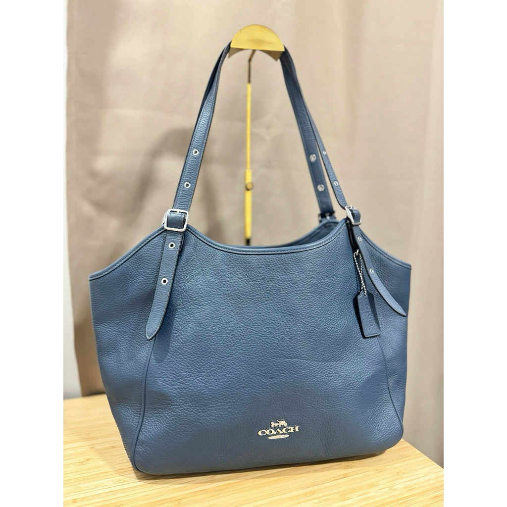 ORIG Preloved CCH Meadow Shoulder Large Tote Bag Denim Blue