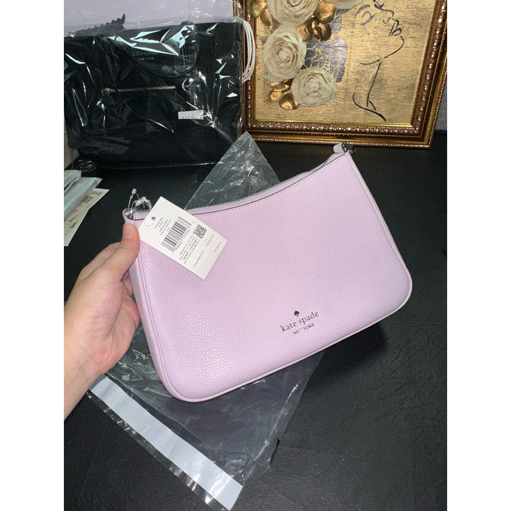 ORIG & IMPORTED KS Emma Medium Shoulder Bag with pouch Lilac / Purple