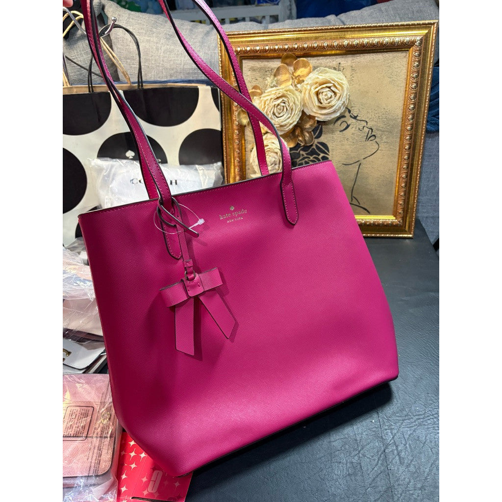 ORIG & IMPORTED KS Brynn Medium Tote Bag Pink Ruby