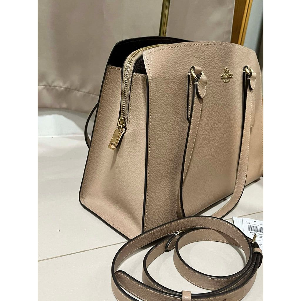 ORIG Preloved RARE CCH Tatum Carryall Large Taupe Tote Bag
