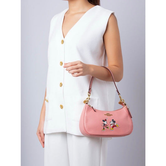 ORIG & IMPORTED RARE CCH Disney Teri Shoulder Pink Mickey Mouse Bag