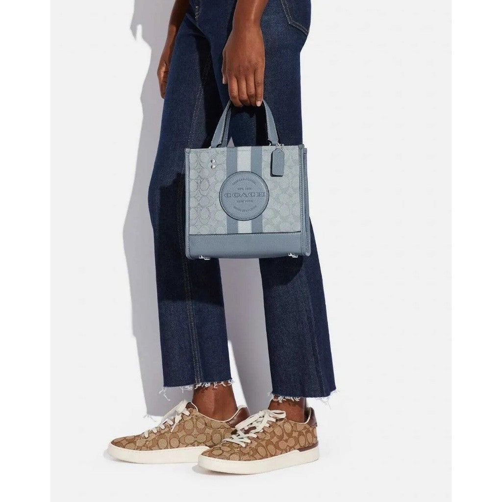 ORIG Preloved CCH Dempsey Tote Bag 22 Light Blue