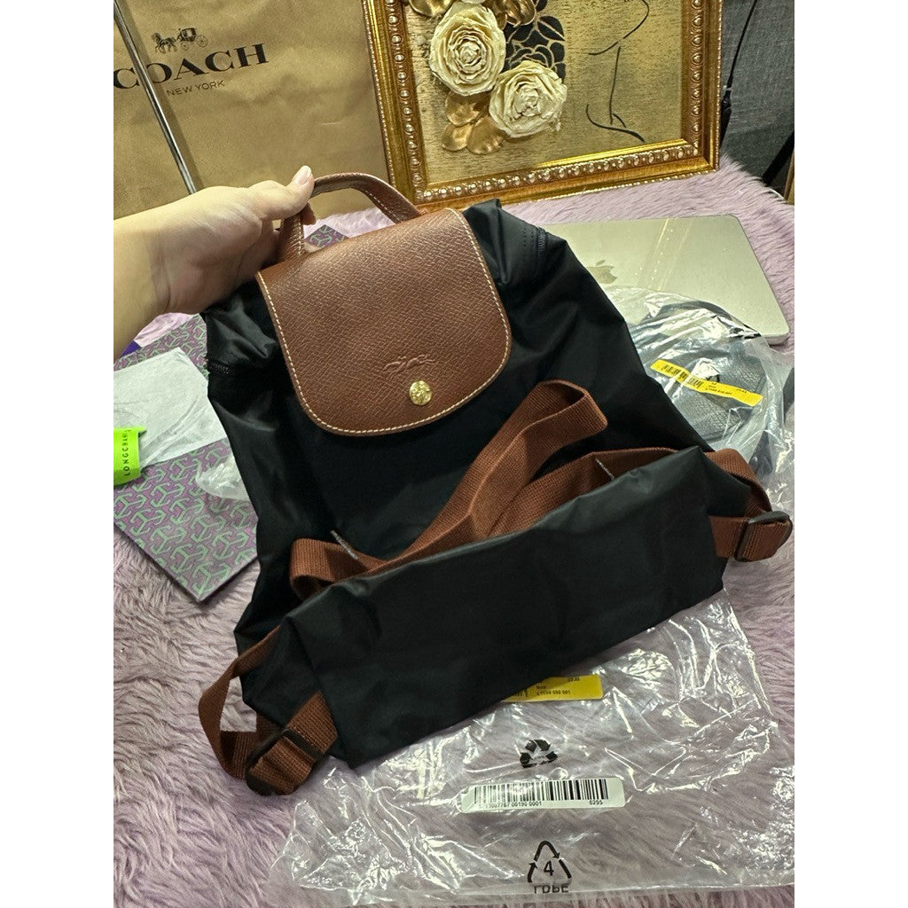 ORIG & IMPORTED Longchamp LC Le Pliage Medium Backpack Nylon Bag