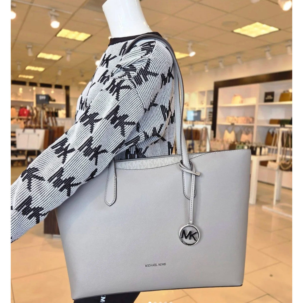 ORIG & IMPORTED MK Arden Large Top-Zip Tote Beige/Gray/Camel Bag