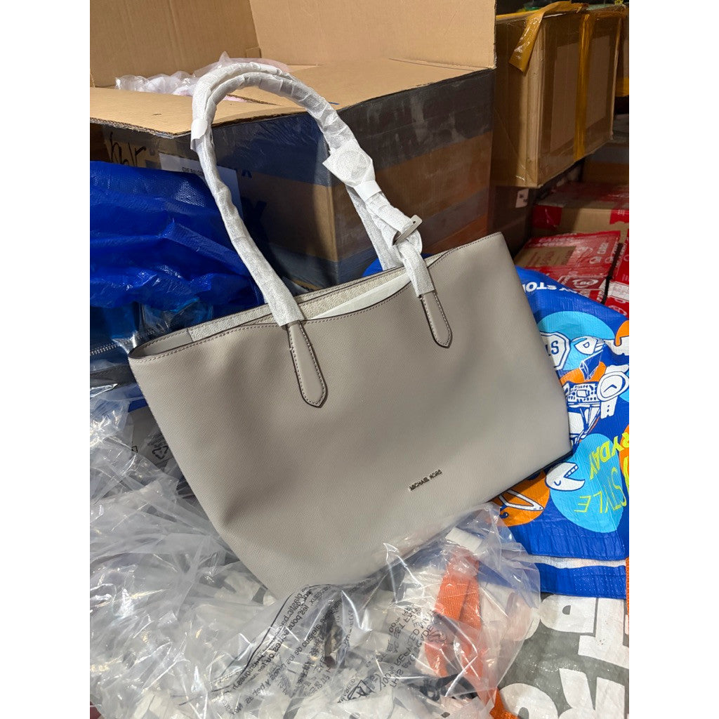 ORIG & IMPORTED MK Arden Large Top-Zip Tote Beige/Gray/Camel Bag