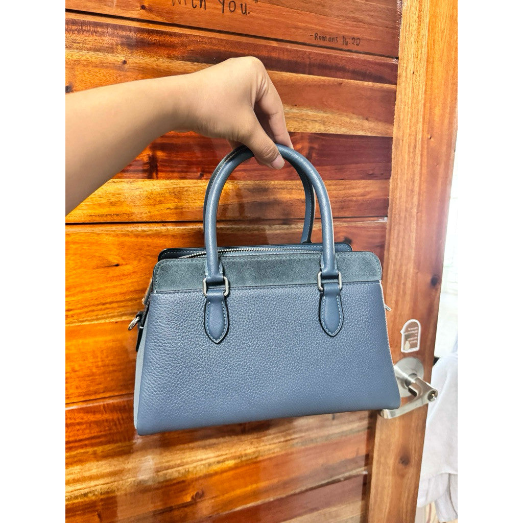ORIG Preloved CCH Mini Darcie Carryall Denim Blue Satchel Bag