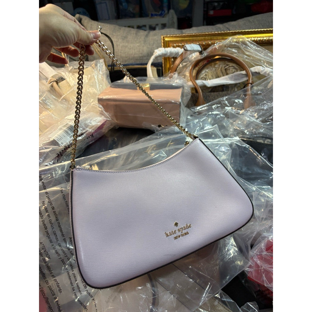 ORIG & IMPORTED KS Madison Convertible Crossbody Chain Shoulder Lilac/Lavender Bag