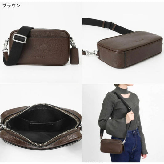 ORIG & IMPORTED CCH Jayden Crossbody Small Phone Men Bag Brown/Maple