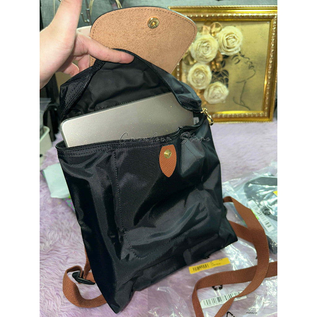 ORIG & IMPORTED Longchamp LC Le Pliage Medium Backpack Nylon Bag