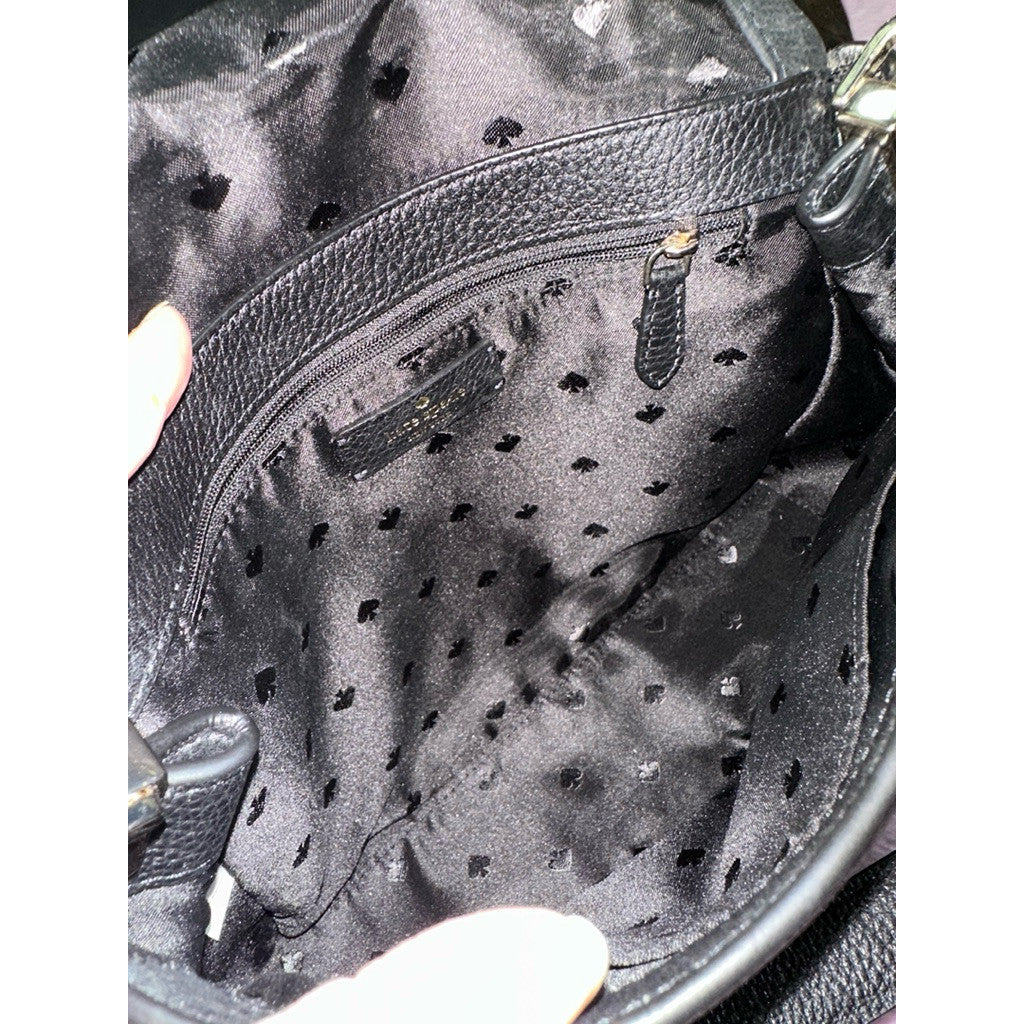 ORIG Preloved KS Leila Medium Flap Shoulder Bag Black