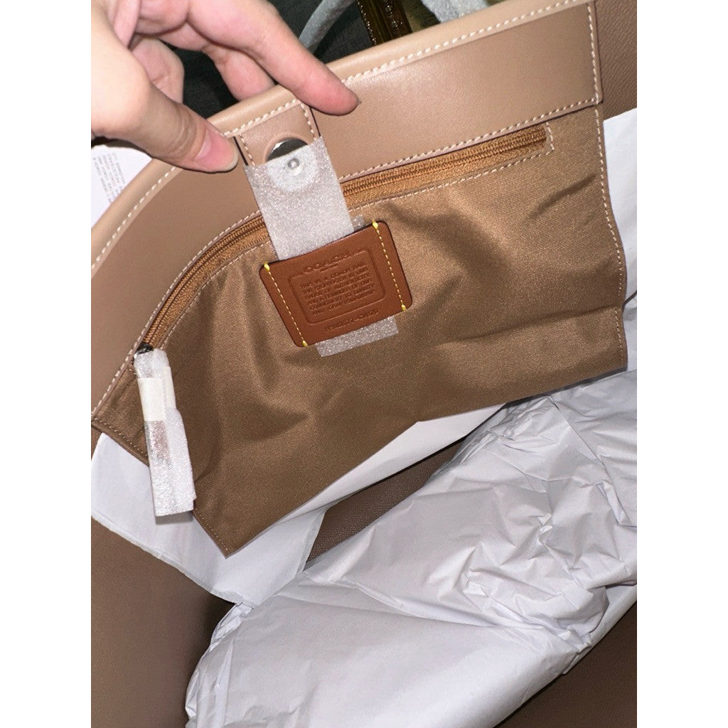 ORIG & IMPORTED CCH Large City Tote Bag In Sand/Taupe