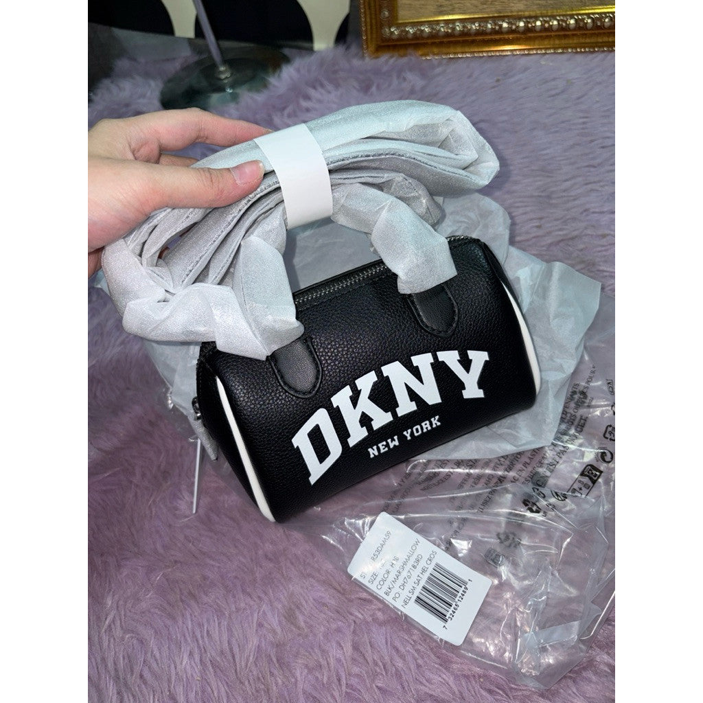 ORIG & IMPORTED DKNY Women's Nell Mini Satchel Duffle Crossbody Black Bag