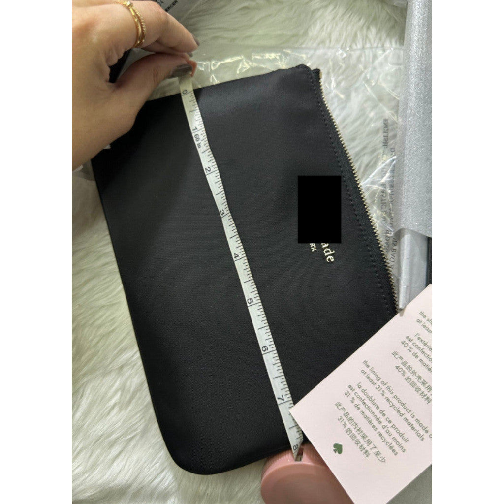 ORIG KSNY Chelsea Medium Nylon Wristlet Wallet Black/Green/Floral