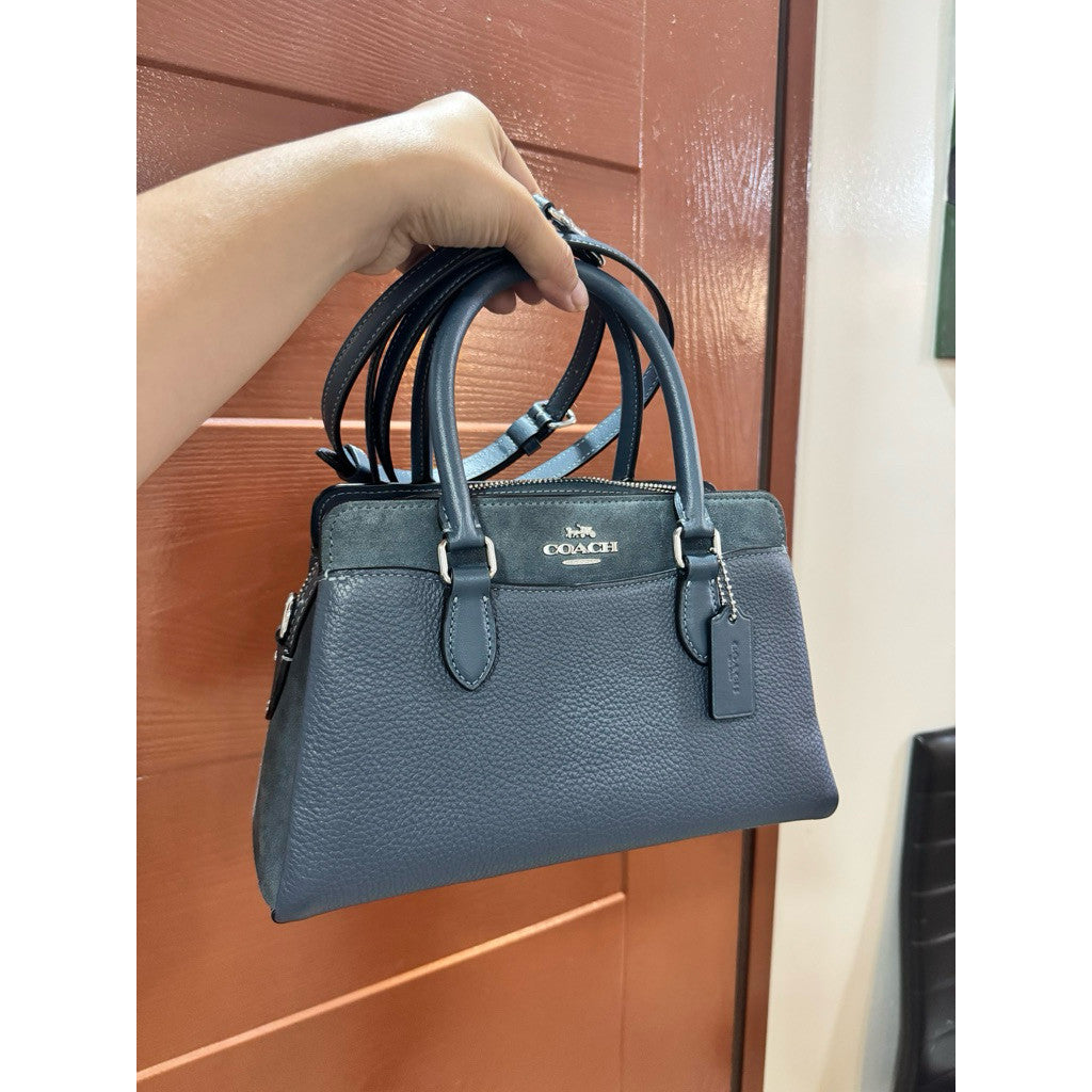 ORIG Preloved CCH Mini Darcie Carryall Denim Blue Satchel Bag
