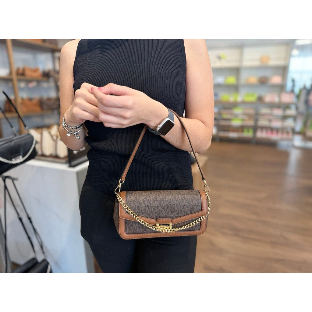 ORIG & IMPORTED MK Soho Small Logo Convertible Crossbody Brown Bag