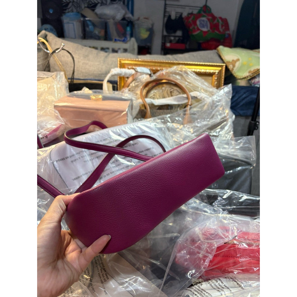 ORIG & IMPORTED KS Kayla Small Convertible Shoulder Bag Dark Raspberry Pink