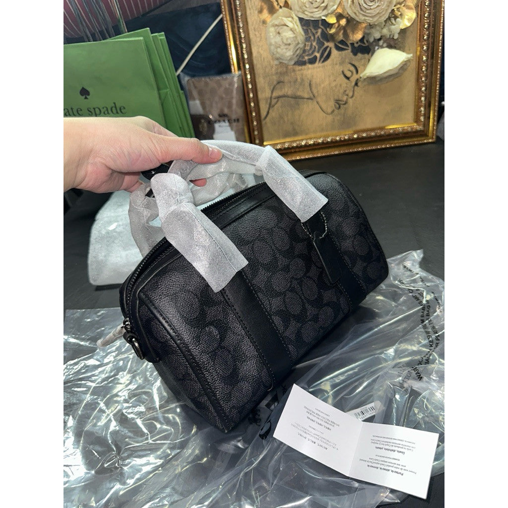ORIG & IMPORTED CCH Retail Gotham Duffle 24 In Signature Canvas Men's Black Bag