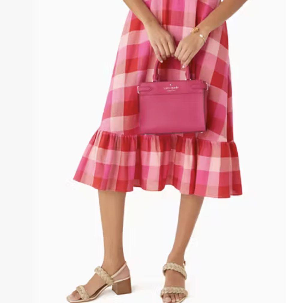 ORIG Preloved Kate Spade KS Staci Small Satchel Bag Pink