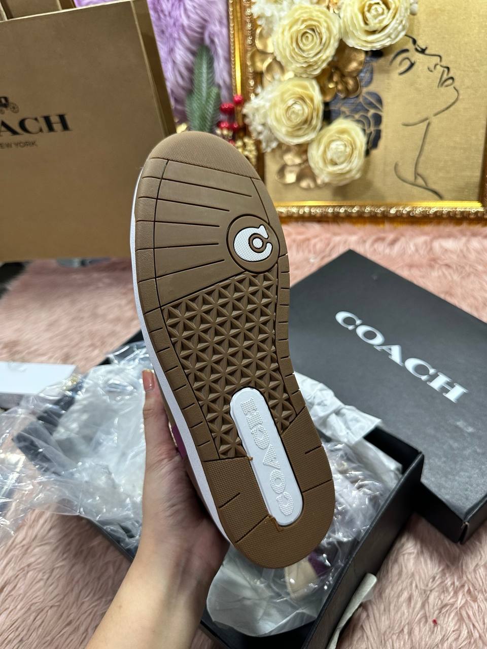 ORIG & IMPORTED COACH C201 Low Top Sneaker Shoes