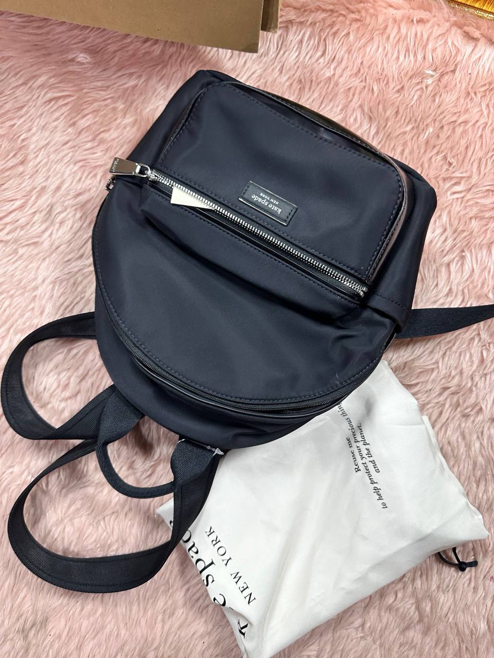 AUTHENTIC/ORIGINAL Preloved KS Retail Sam Icon Small Nylon Backpack Black