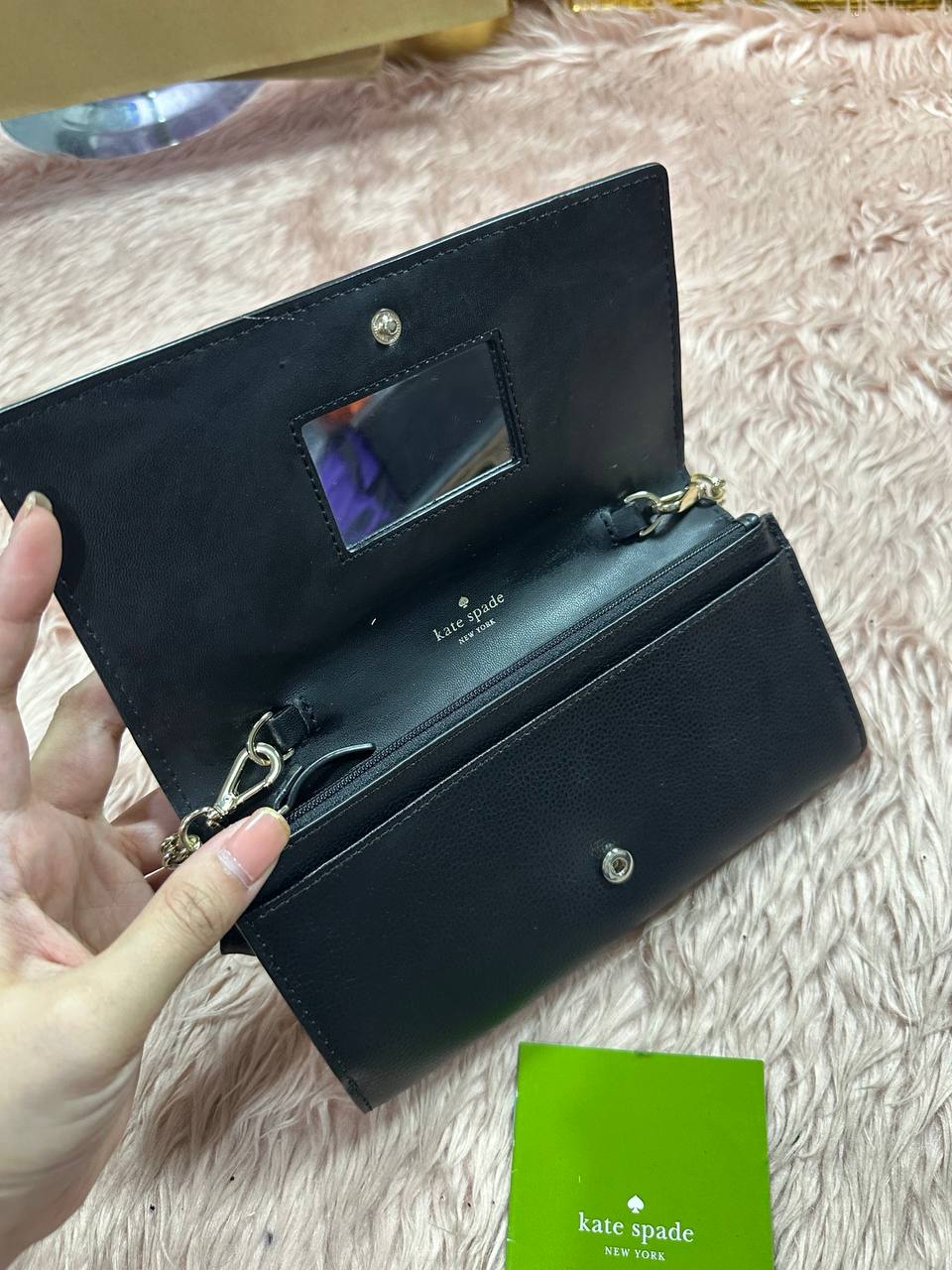AUTHENTIC/ORIGINAL Preloved KS Laurel Way Glitter Kilikili Wallet/Clutch