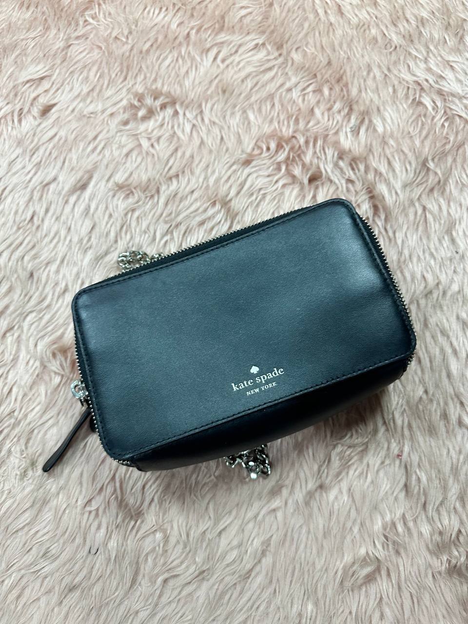 AUTHENTIC/ORIGINAL Preloved KS Penguin Frosty Chain Double Zip Crossbody Small Bag