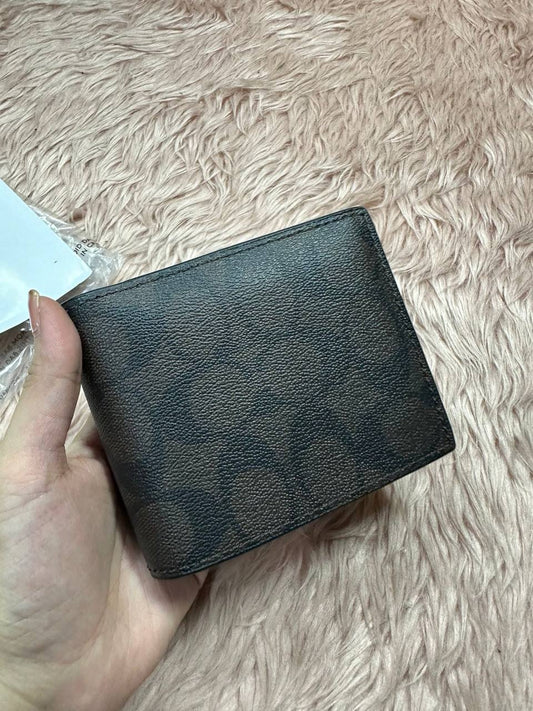 ORIG & IMPORTED COACH Compact Men Bifold Wallet