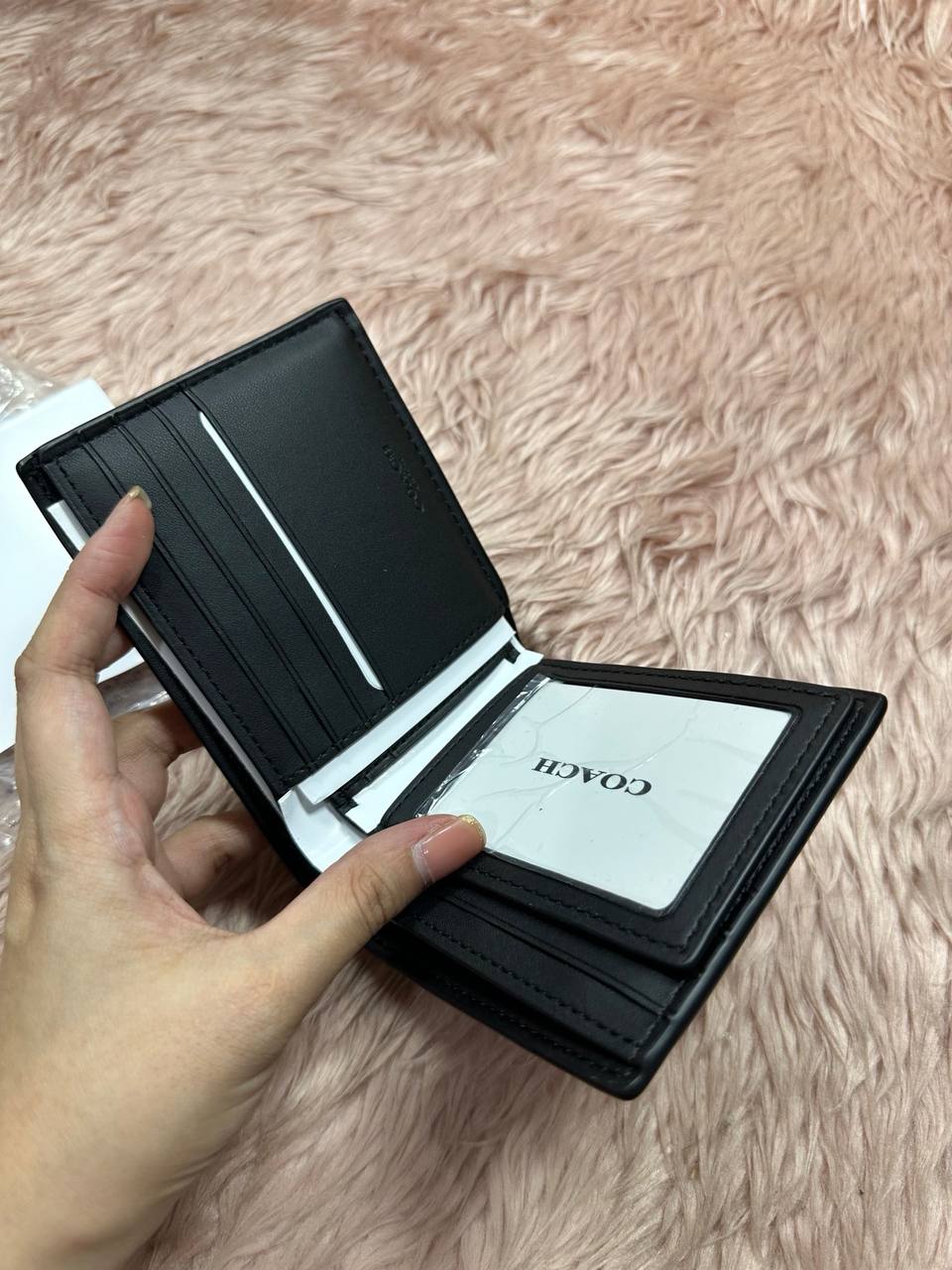ORIG & IMPORTED COACH Compact Men Bifold Wallet