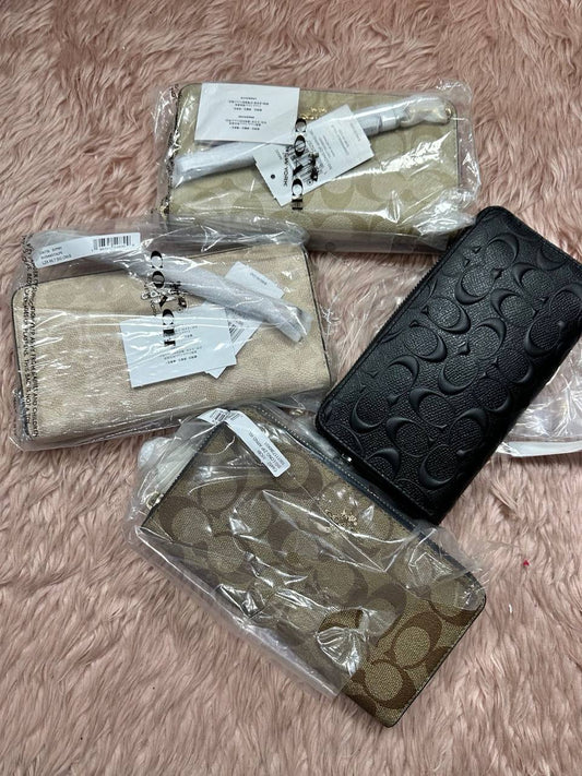 ORIG & IMPORTED COACH Long Zip Around Continental Women / Men Wallet