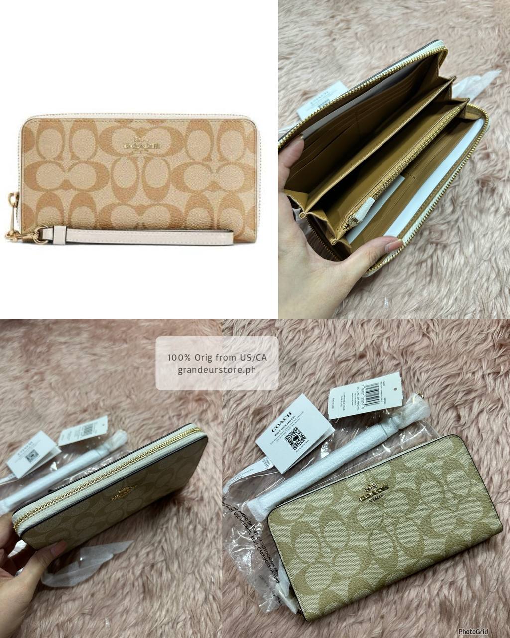 ORIG & IMPORTED COACH Long Zip Around Continental Women / Men Wallet