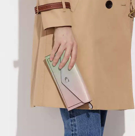 ORIG & IMPORTED COACH Wyn Long Ombre Flap Wallet