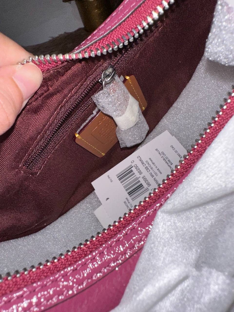 AUTHENTIC/ORIGINAL COACH Carmen Mini Crossbody Bag Pink