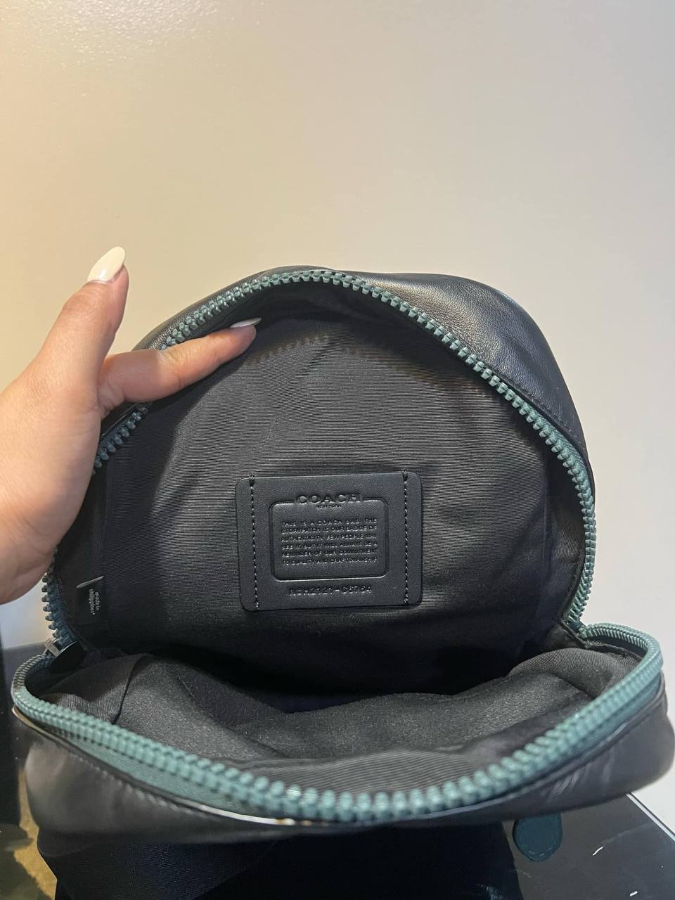 ORIG Preloved COACH Westway Pack In Colorblock Signature Canvas