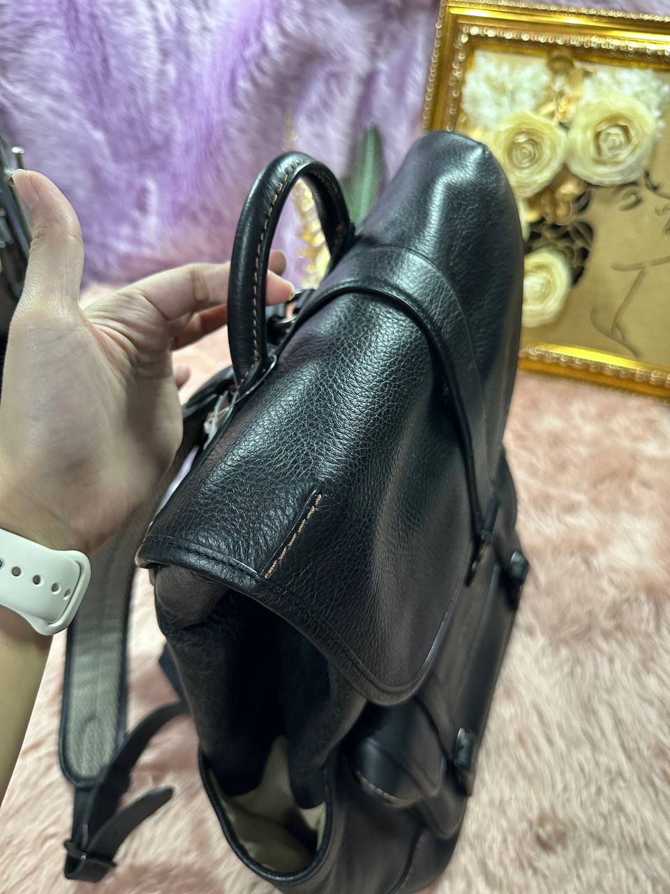 ORIG & IMPORTED Coach Carriage Large Backpack Black Bag