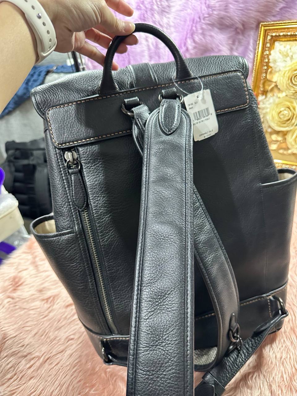 ORIG & IMPORTED Coach Carriage Large Backpack Black Bag