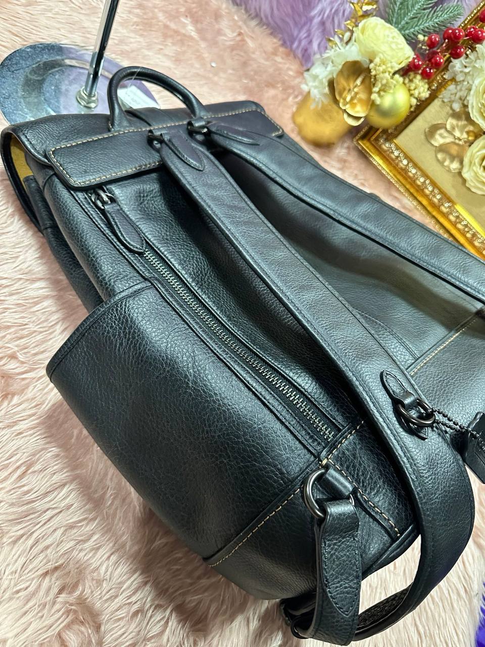 ORIG & IMPORTED Coach Carriage Large Backpack Black Bag