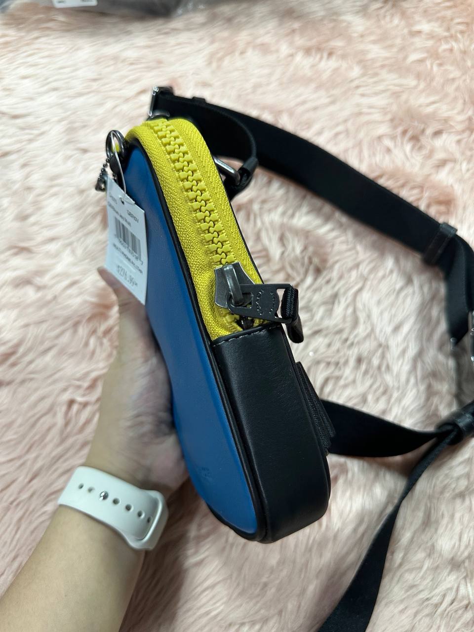 ORIG & IMPORTED COACH Multifunction Phone Pack Blue Men Bag