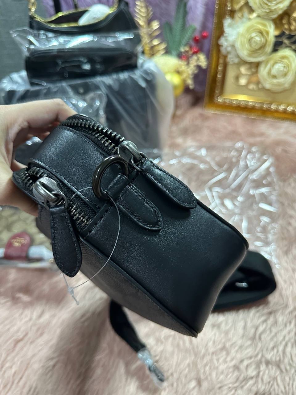 ORIG Preloved Coach Retail Charter 24 Crossbody Black Men Bag