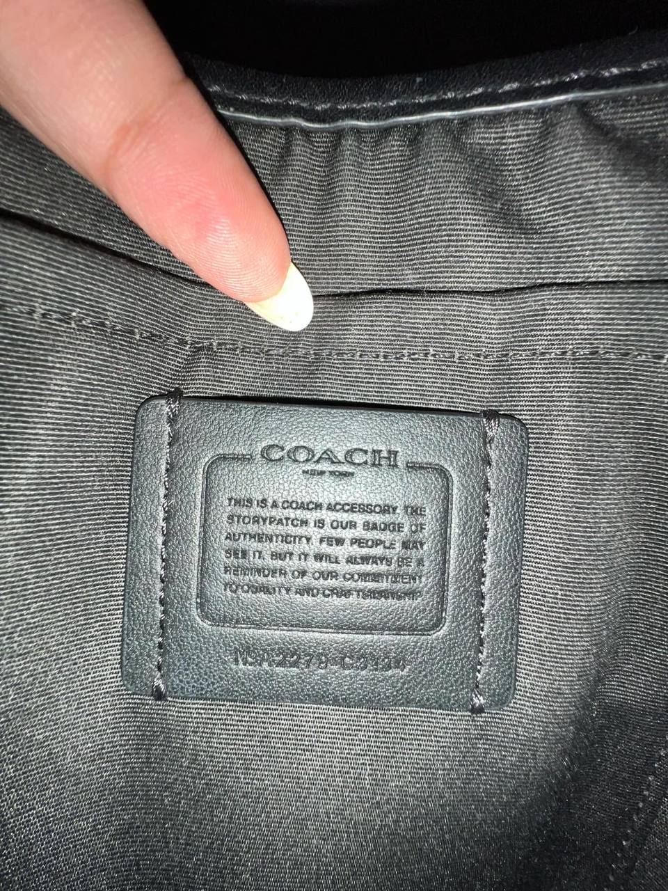 ORIG Preloved Coach Track Small Flap Crossbody Men Phone Bag