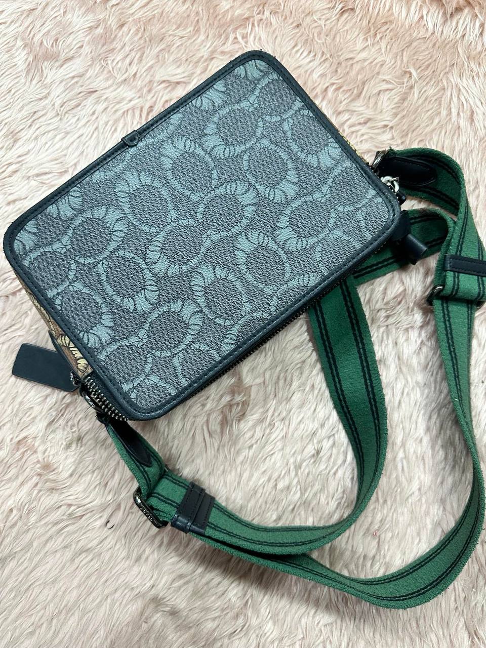 ORIG Preloved Coach X Michael B. Jordan Charter Crossbody Men Bag 24 Black