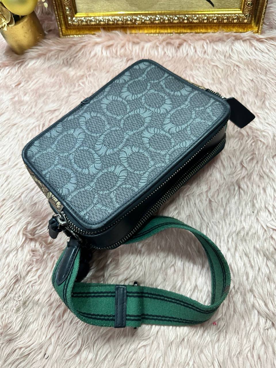ORIG Preloved Coach X Michael B. Jordan Charter Crossbody Men Bag 24 Black
